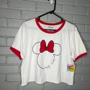 Disney Ole Miss "Hotty Toddy" collab Cropped NWT Size Medium